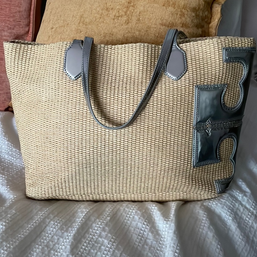 Tory Burch straw tote